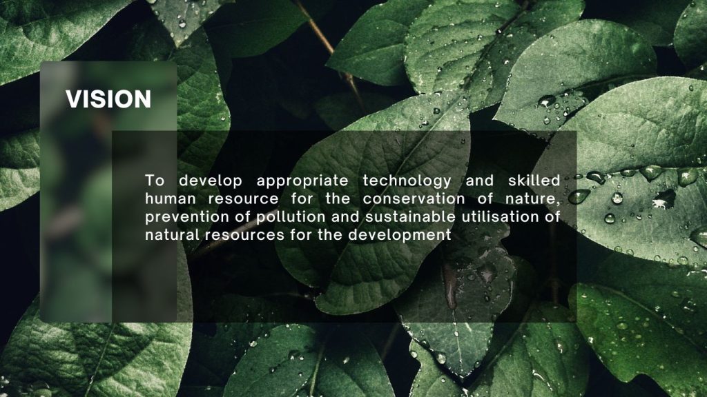 Vision Complex Environment Vision and Mission - MG School of Environmental Sciences : MG School of ...